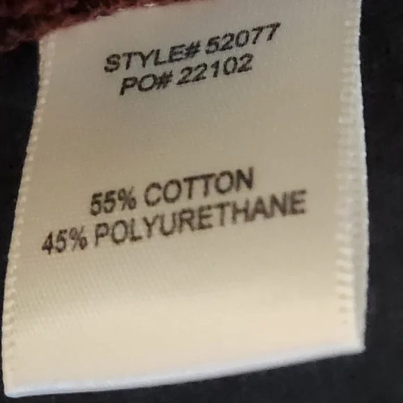 Red Burgundy Vegan Leather Midi Skirt Sleek Slit Sz Small Highwaist - Picture 7 of 7